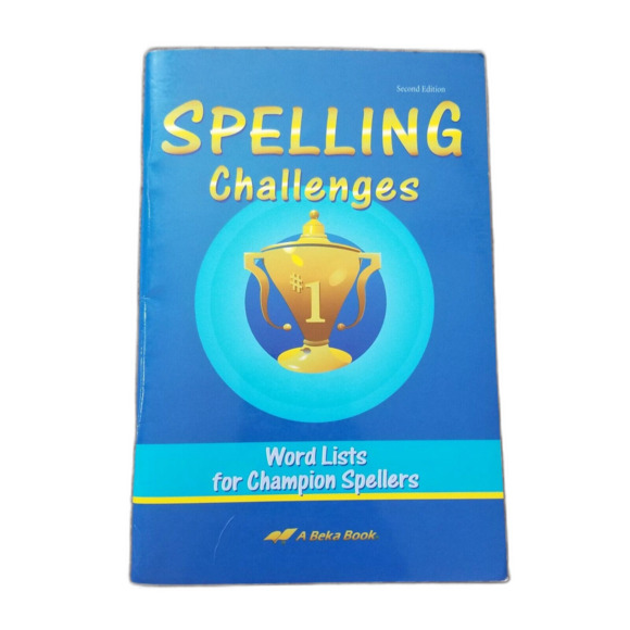 LAST CHANCE>>Abeka Spelling Challenges Word Lists For Champion Spellers - Picture 1 of 2